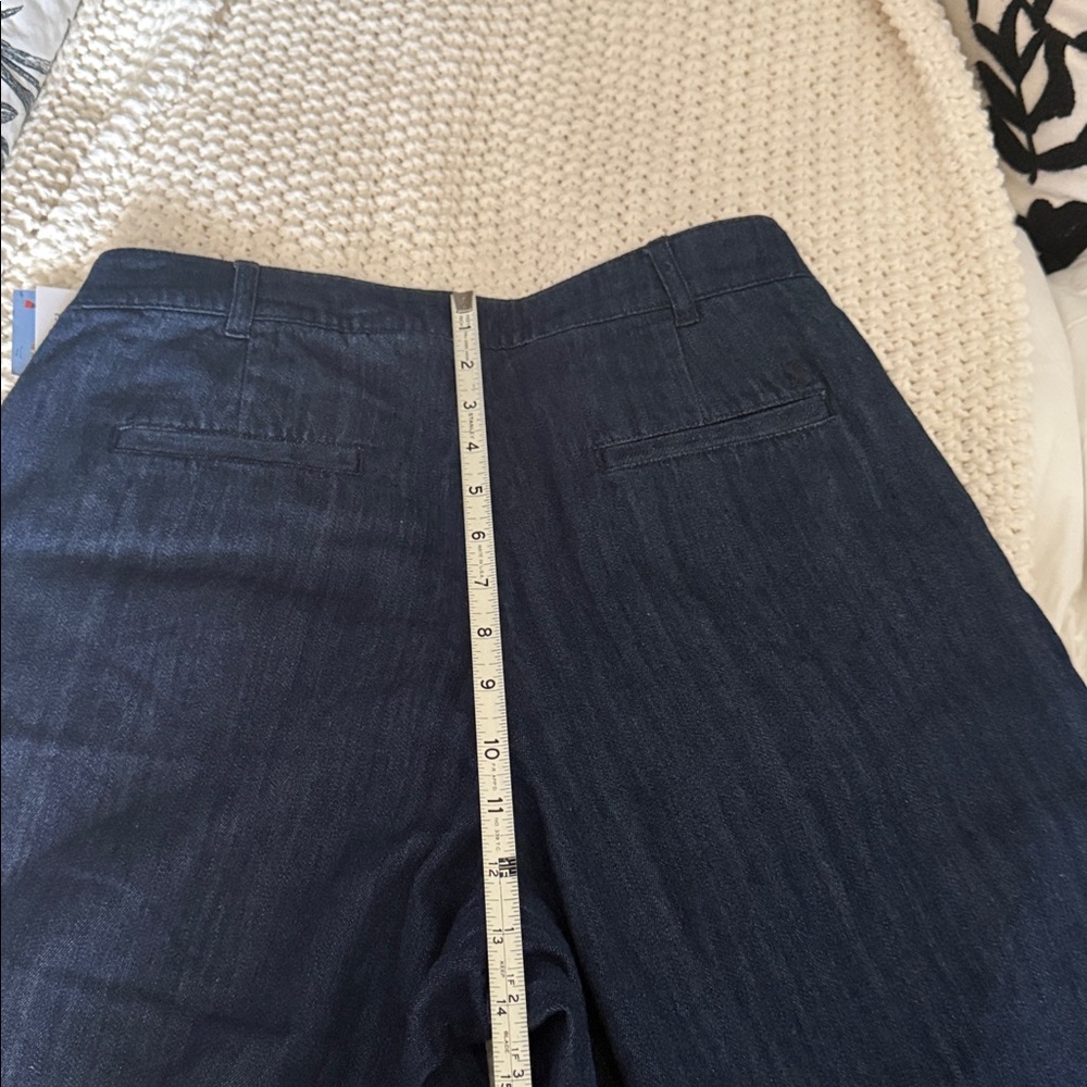 Joules Women's Dark Blue Denim Cullottes - Picture 6 of 8